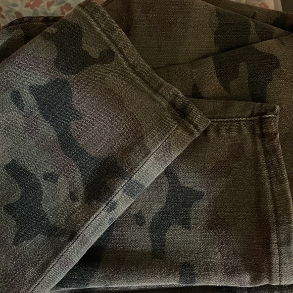 Hudson Cotton Blend Camo Barbara High Waist Skinny Jeans Sz. 28 - Picture 7 of 11